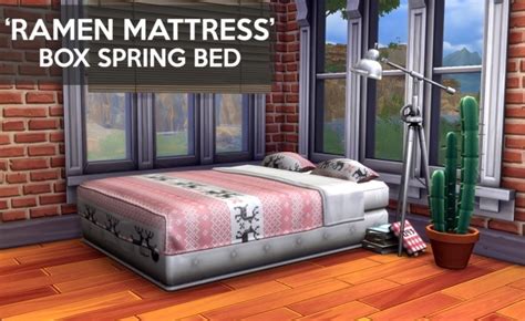 The black looks sophisticated, the red and wood one is a classic look, and the hanging bed brings this whole idea to the next level. . Sims 4 air mattress cc